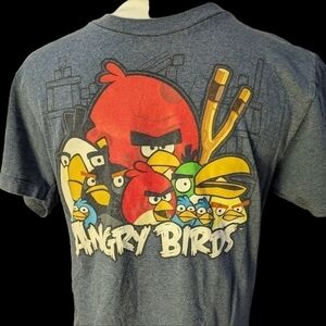 Angry birds dark grey shirt